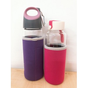 Glass Bottle with Sleeve